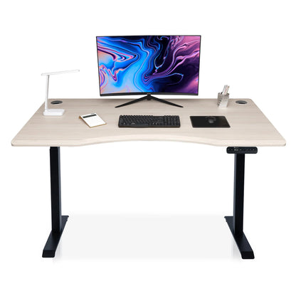 Bureau assis debout incurvé (bords arrondis) - DYNAMIC SMOOTH