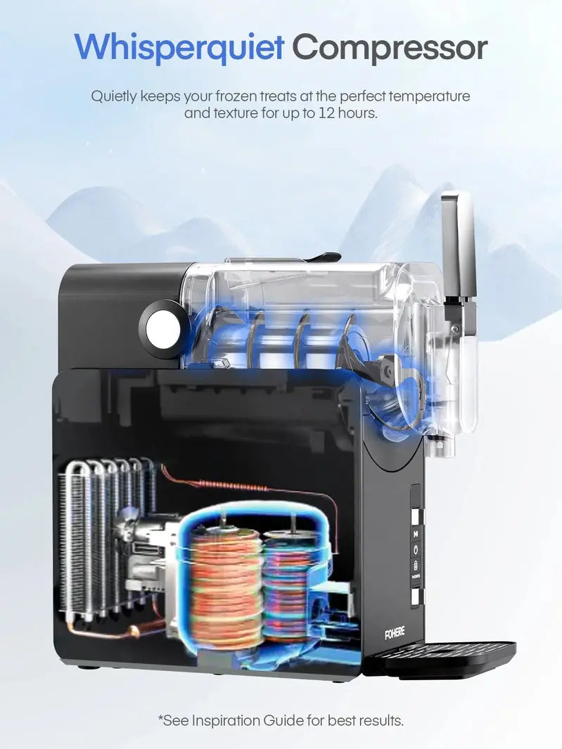 5-in-1 Slushie Maker  No-Ice Frozen Drink Machine with Self-Cleaning Function & 5 Preset Programs