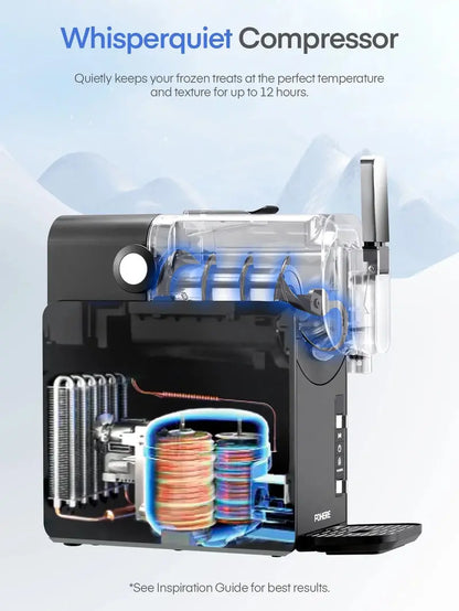5-in-1 Slushie Maker  No-Ice Frozen Drink Machine with Self-Cleaning Function & 5 Preset Programs