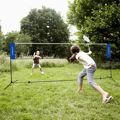 Portable Height-Adjustable Badminton Net  2.5 to 5 Feet for Backyard or Indoor Play