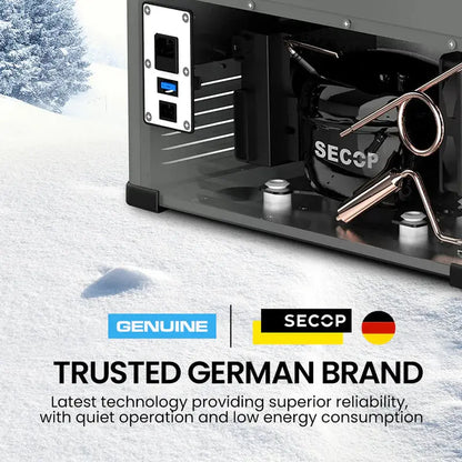 Gecko 75L Dual-Zone Portable Fridge Freezer  SECOP Compressor for Vehicles, Campers & Off-Grid Use