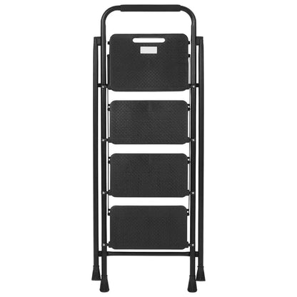 Compact Lightweight Step Ladder  Portable Folding Design