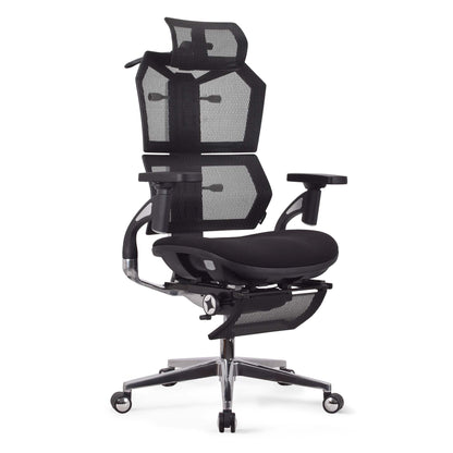 Chaise ergonomique de bureau - VERTEX PREMIUM en mousse et maille