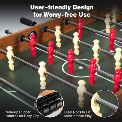 48-Inch Multi-Game Table  3-in-1 Combo Set Featuring Full-Size Foosball, Ping Pong, and Pool