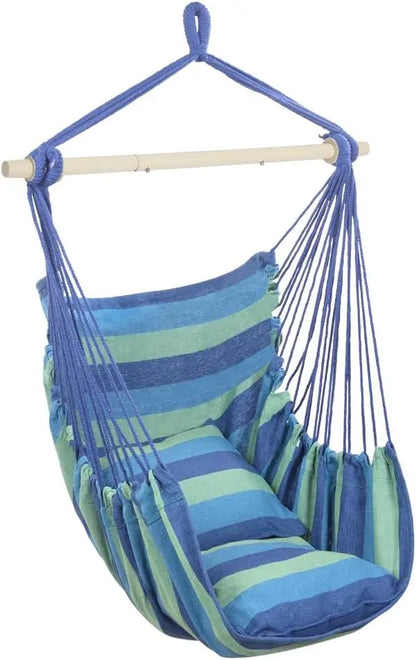 ONCLOUD Macramé Hammock Chair with Heavy-Duty Rope Suspension and High-Weight Capacity