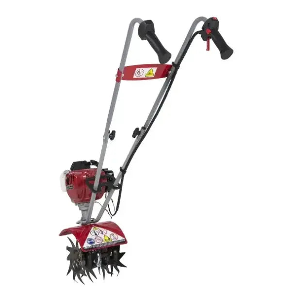 25cc Front-Tine Mini Cultivator  9-Inch Forward-Rotating Tiller for Small Gardens
