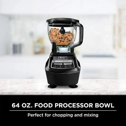 Ninja BL770 Black Mega Kitchen System  All-in-One Blender and Processor Set