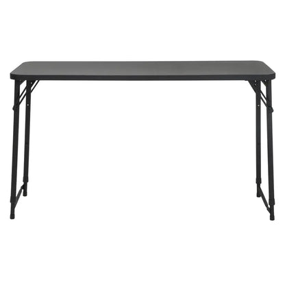 20” x 48” Adjustable Height PVC Top Table, Black