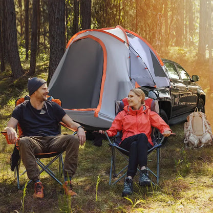 Waterproof Pickup Truck Bed Tent for Two  PU2000mm Coating with Detachable Rainfly