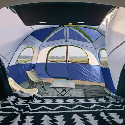 6-Person SUV Tailgate Tent with Rainfly  Quick-Setup Camping Shelter for Vehicle-Based Adventures