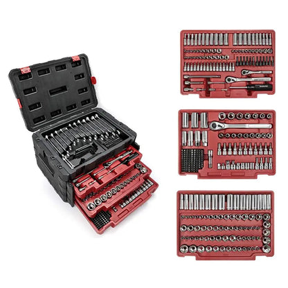 WORKPRO 450-Piece Mechanics Tool Set  Professional-Grade Kit in Heavy-Duty Storage Case