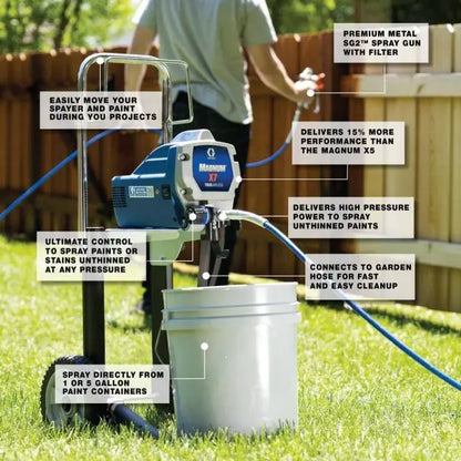 Magnum X7 Airless Paint Sprayer  Model 262805, Stand-Mounted