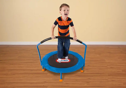 Little Tikes 3-Foot Trampoline  Kid-Sized Bouncing Mat with Safety Enclosure