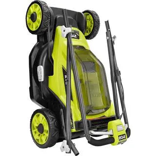RYOBI ONE+ 18V 13″ Cordless Push Lawn Mower  Battery-Powered Walk-Behind Model