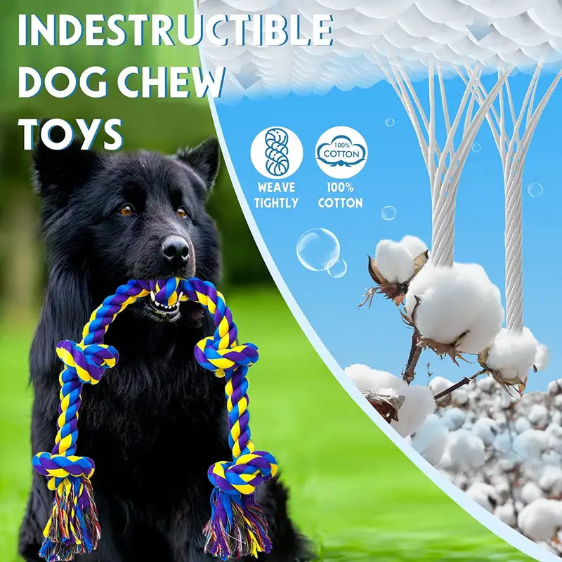 xl dog chew toys for aggressive chewers large breed 2 pack tough indestructible dog toys for aggressive chewers durable puppy chew toys for teething heavy duty cotton dog rope toys for large dogs353726