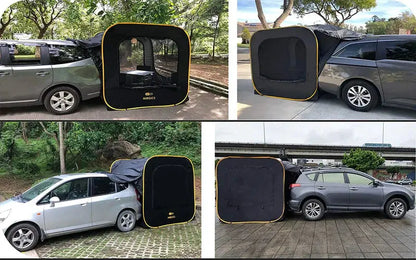 Car-Side Pop-Up Cabin Tent  Portable Shelter for Vehicles with Quick-Release Setup