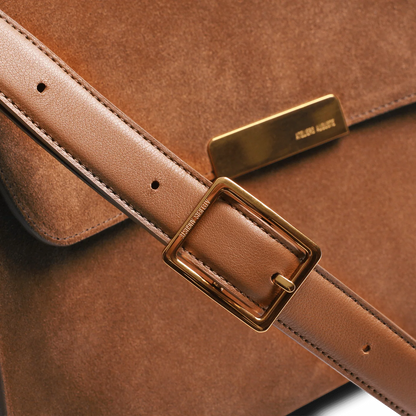 Amelot  - Cuir Velours Camel