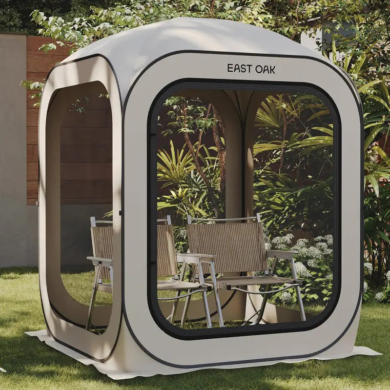 East Oak 10’×10′ Pop-Up Screen House  Instant-Setup Portable Canopy with Mesh Walls & UV Protection