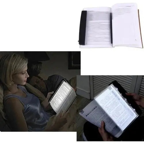 LumaGo Portable Clip-On Reading Lamp  USB-Rechargeable, Adjustable Brightness for Books & Workspaces