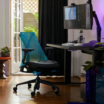 Sayl Gaming Chair  Ergonomic Mesh Back Design with Adjustable Lumbar Support