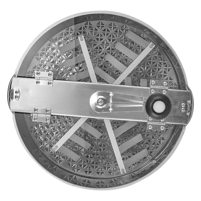 Manual Herb Trimming Kit  Stainless Steel Rotary Trimmer, Transparent Cover, Foldable Drying Rack, and Handheld Tool