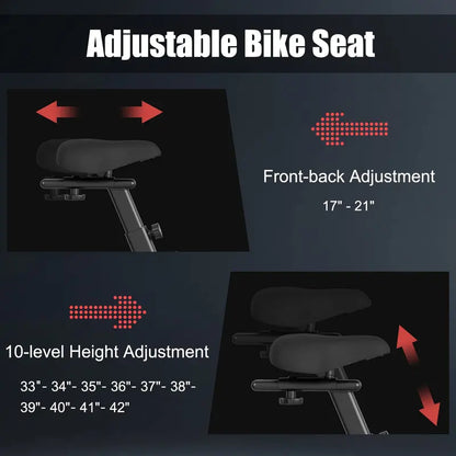Air Resistance Exercise Bike  Fan-Driven Stationary Cycle with Infinite Resistance Levels