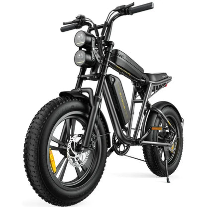 AKEZ 1000W Fat-Tire Electric Bike  UL-Certified All-Terrain Ebike with 94-Mile Range