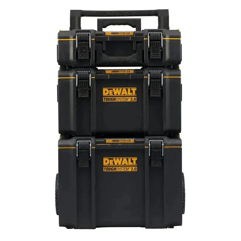 DEWALT ToughSystem 2.0 24″ Tower Tool Box System  3-Piece Modular Set (DWST60437)