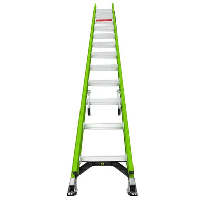 Little Giant HyperLite 24-Foot Fiberglass Extension Ladder  Lightweight, CSA-Approved, 300-Lb Load Capacity
