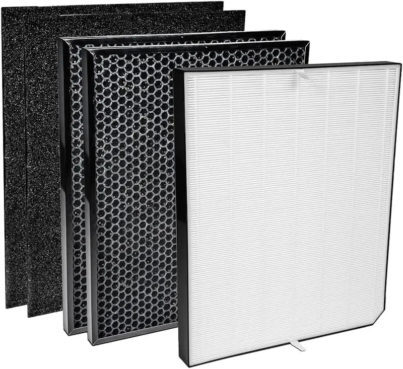 AirDoctor AD3000/AD3500 Replacement Filter Pack: 1 UltraHEPA & 2 Carbon/Gas Filters, 1-Year Supply