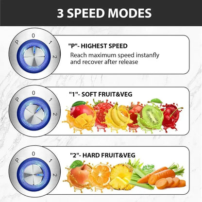 KOIOS 1300W High-Speed Centrifugal Juicer Featuring 3-Inch Wide Feed Chute & Titanium-Infused Filter