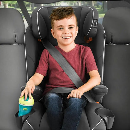 Chicco MyFit Harness-to-Booster Car Seat  Fathom Grey/Blue Convertible Seat (New)