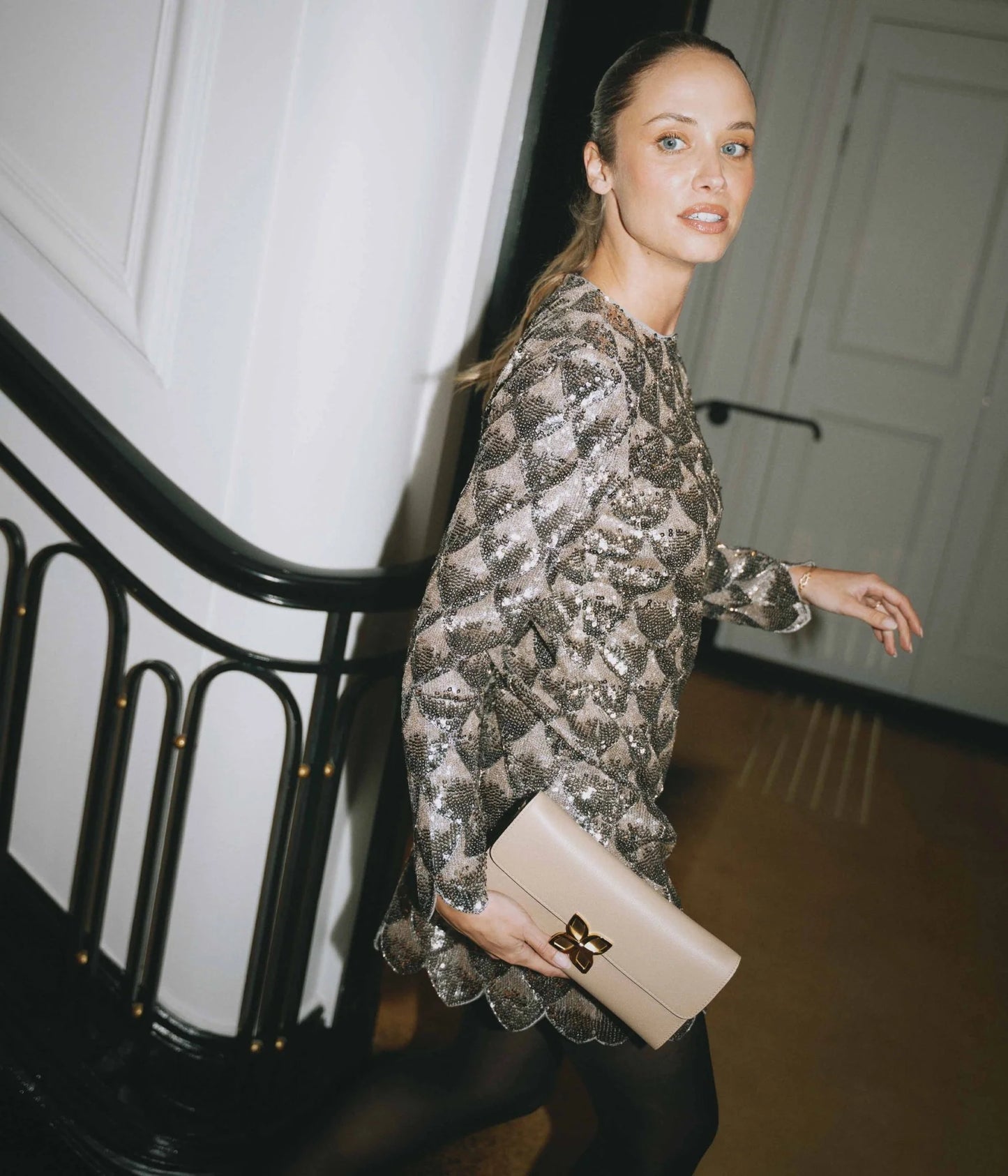 Hortensia Clutch | Sable