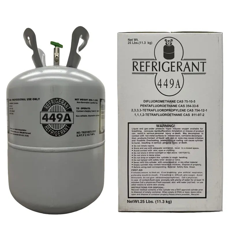 25 lb R449A Refrigerant  Low-GWP Alternative for Medium-Temperature Refrigeration Systems