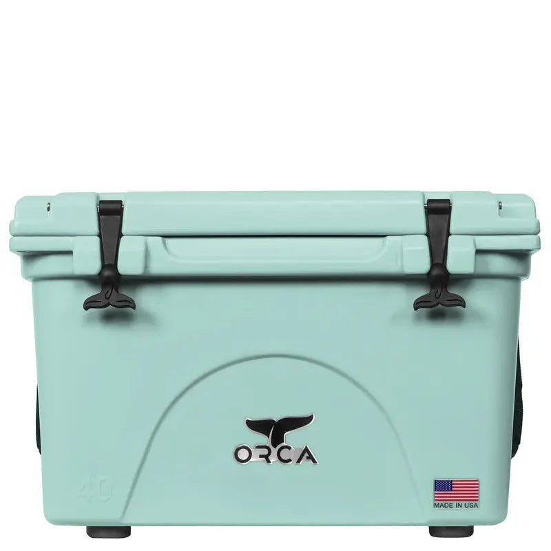 ORCA 40-Quart Hard-Sided Cooler  Rugged Insulated Ice Chest with 7-Day Ice Retention, Seafoam Green (2026)