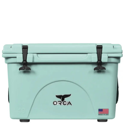 ORCA 40-Quart Hard-Sided Cooler  Rugged Insulated Ice Chest with 7-Day Ice Retention, Seafoam Green (2026)