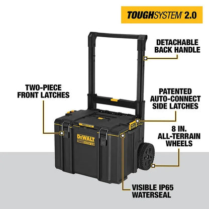 DEWALT TOUGHSYSTEM 2.0 Small Tool Box, TOUGHSYSTEM 2.0 22 in. Large Tool Box and TOUGHSYSTEM 2.0 24 in. Mobile Tool Box DWST08165W00450