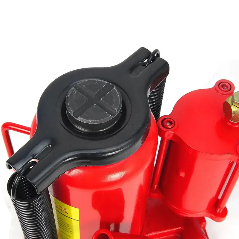 20-Ton Air-Hydraulic Bottle Jack  40,000 lb Manual Lifting Capacity