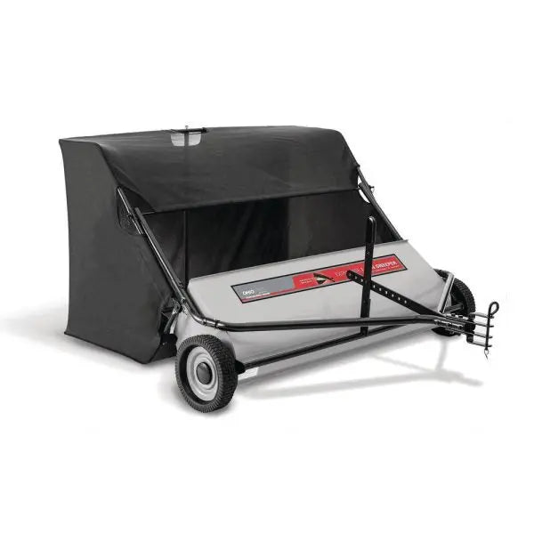 50-Inch Professional Lawn Sweeper  26-Cubic-Foot Capacity, Extra-Wide Collection Efficiency