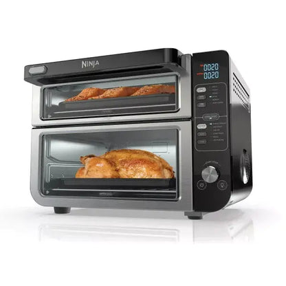 Dual-Oven Range with FlexDoor: Top Oven (Rapid + FlavorSeal Smart Finish) & Bottom Convection Air Fry Oven (DCT401)
