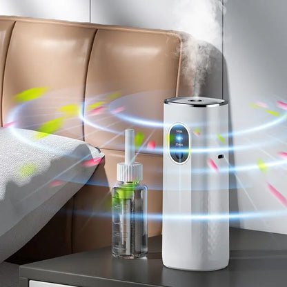 Portable Humidifier by [Brand]  Quiet, Large Room Essential Oil Diffuser for Bedroom & Hotel