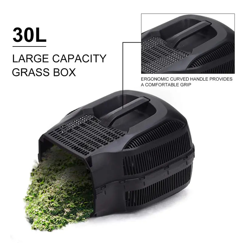 14-Inch Corded Electric Lawn Mower  12-Amp Push Mower with Grass Bag & Foldable Handle