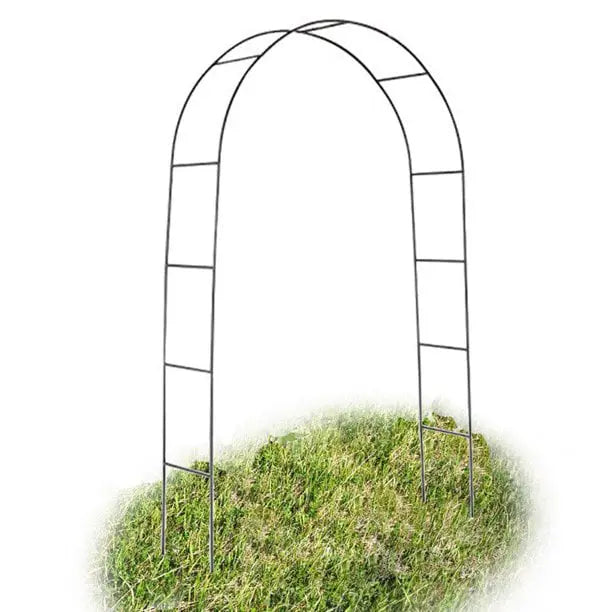 ZS 7.9 Ft Wedding Arch Garden Arch For Outdoor Party Prom Beach Garden Ceremony Floral Decoration Green Metal