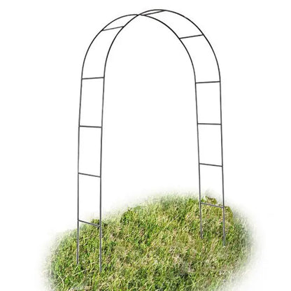 ZS 7.9 Ft Wedding Arch Garden Arch For Outdoor Party Prom Beach Garden Ceremony Floral Decoration Green Metal