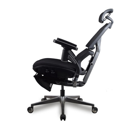 Chaise ergonomique de bureau - AURA PREMIUM Noire en mousse et maille