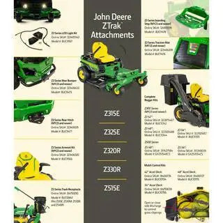 John Deere Z320R 42″ 21.5 HP V-Twin Zero-Turn Riding Mower with Accel Deep Deck