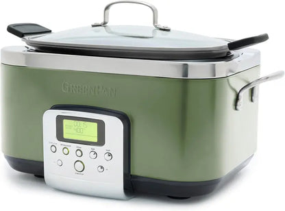 6-Quart Programmable Electric Slow Cooker  Dishwasher-Safe Lid & Removable Nonstick Base