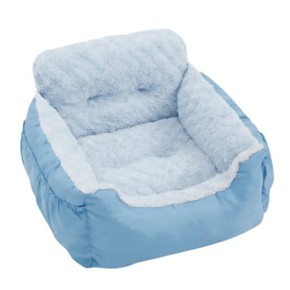 Compact 25-Lb Pet Car Seat Booster Compatible with Front and Rear Vehicle Seats