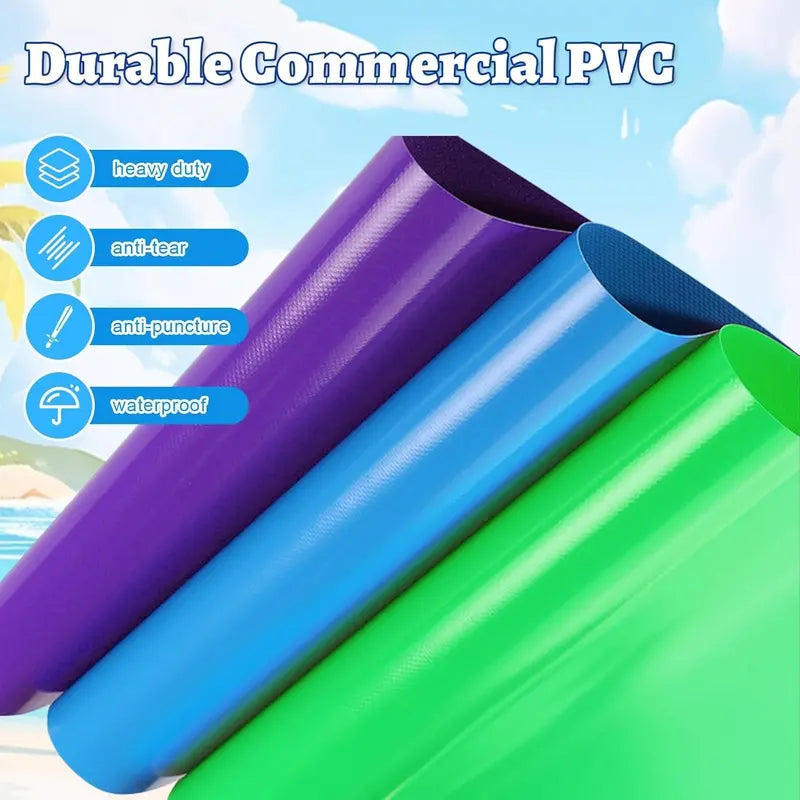 21-Foot Commercial Inflatable Waterslide  Heavy-Duty PVC, 750W Blower, Ideal for Backyards, Parks & Events