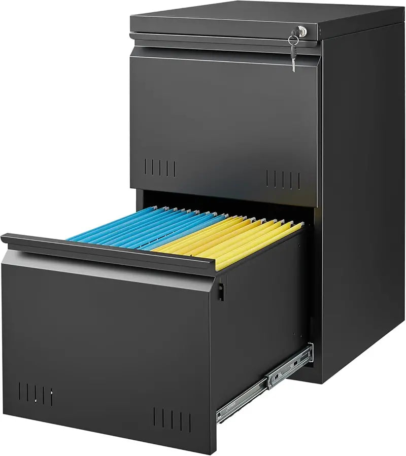 Heavy-Duty Metal Storage Cabinet  Lockable Garage Cabinet with Adjustable Shelving